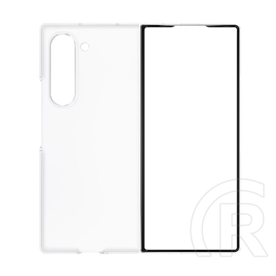 Designed For Samsung Galaxy Z Fold6 5G (SM-F956) műanyag telefonvédő (ütésállóság, ultravékony) átlátszó