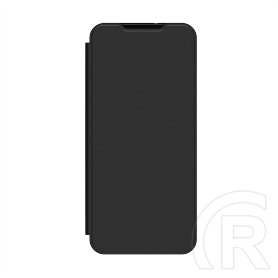 Designed for Samsung Galaxy A05s (SM-A057F) tok álló (aktív flip, oldalra nyíló, kártyazseb) fekete