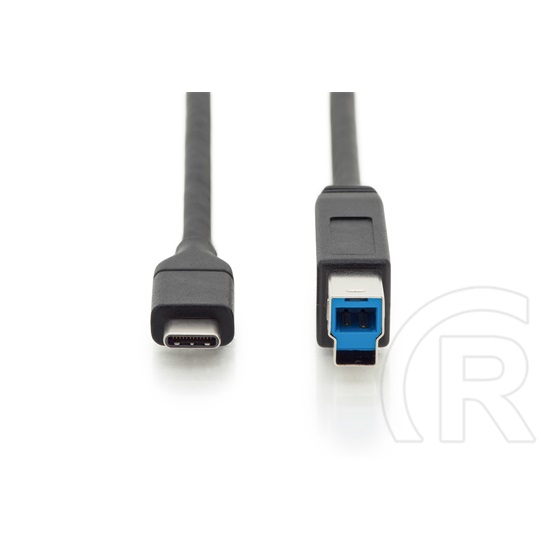 Digitus SuperSpeed+ USB 3.1 C - B M/M kábel 1 m (fekete)