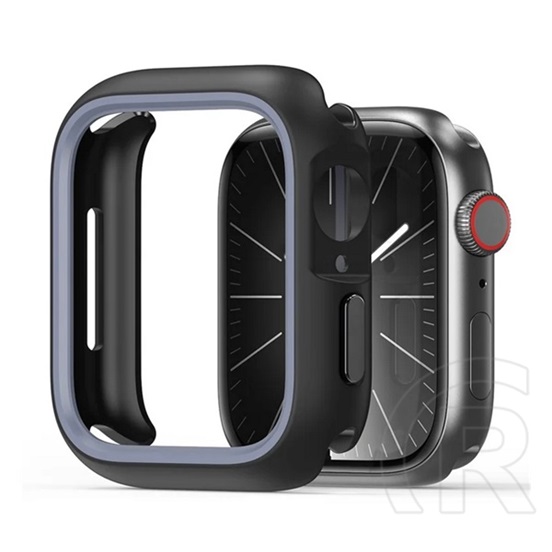 Dux Ducis Apple Watch Series 9 41mm bamo műanyag óra keret (ütésállóság) sötétszürke