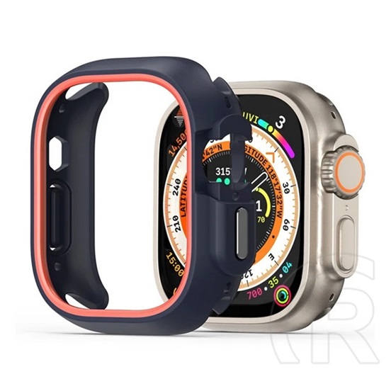 Dux Ducis Apple Watch Ultra 2 49mm bamo műanyag óra keret (ütésállóság) narancssárga