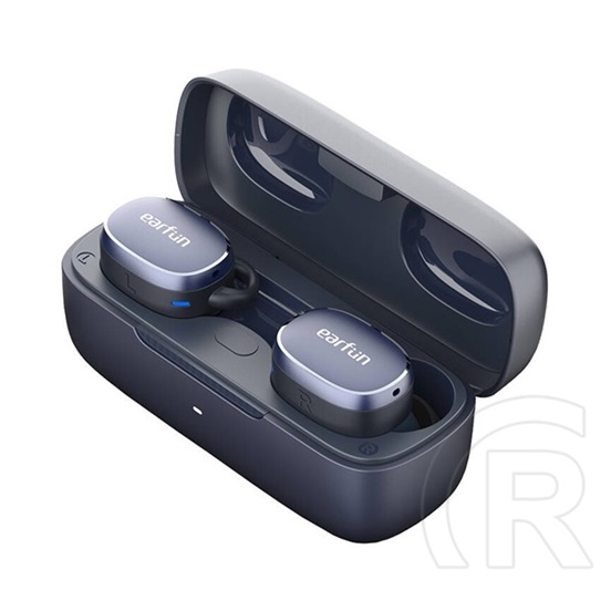 Earfun free pro 3 bluetooth fülhallgató sztereo (v5.3, tws, mikrofon, aktív zajszűrő + töltőtok) sötétkék