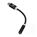 Enkay USB-C - 3,5 mm jack adapter (fekete)