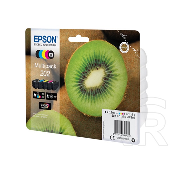 Epson Kiwi Multipack 202 CMYK+photo (fekete)