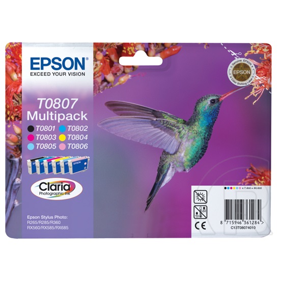 Epson patron T0807 Multipack