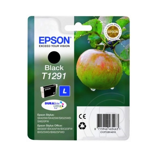 Epson patron T1291 (fekete)