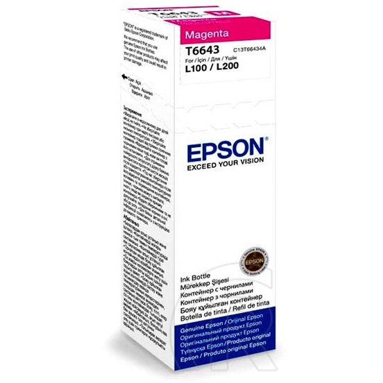 Epson patron T6643 (bíborvörös)