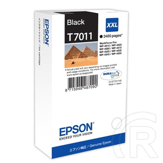 Epson patron T7011 XXL (fekete)