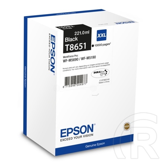 Epson patron T8651 XXL (fekete)