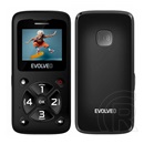 Evolveo EasyPhone ID (EP-400) mobiltelefon (Single-SIM, fekete)