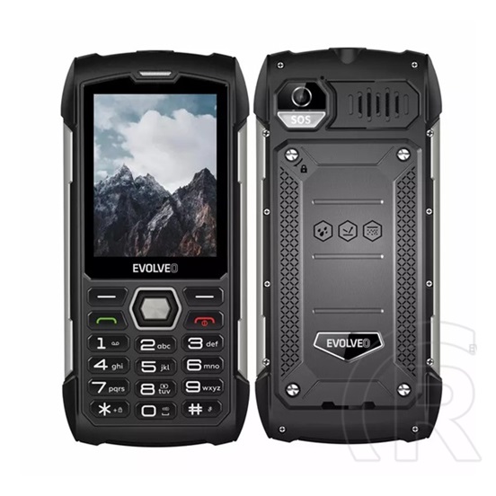 Evolveo StrongPhone H1 mobiltelefon (Dual-SIM, fekete/ezüst)