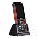 Evolveo StrongPhone W4 mobiltelefon (Dual-SIM, fekete/piros)