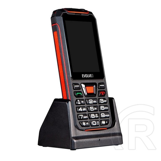 Evolveo StrongPhone W4 mobiltelefon (Dual-SIM, fekete/piros)