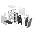 Fractal Design Torrent Compact (ATX, ablakos, fehér)