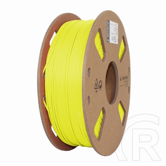 GEMBIRD 3DP-PLA1.75-01-FY Filament PLA Fluorescent sárga 1.75mm 1kg