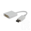 Gembird adapter DisplayPort (M) - DVI (F) , fehér