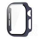 Gigapack Apple Watch Series 10 42mm műanyag keret (bumper, ütésállóság + kijelzővédő üveg) sötétkék