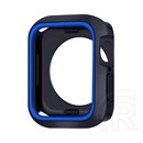 Gigapack Apple Watch Series 9 45mm szilikon keret (bumper, ütésállóság) fekete/világoskék