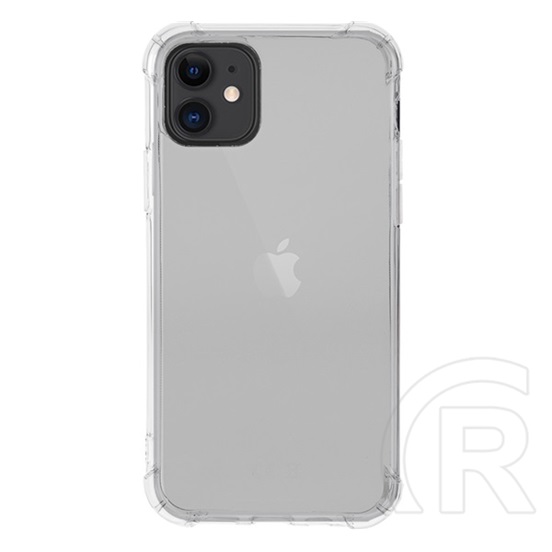 Gigapack Apple iPhone 11 Szilikon telefonvédő (közepesen ütésálló, légpárnás keret, átlátszó)