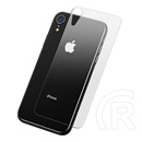 Gigapack Apple iPhone XR 6.1 Képernyővédő üveg (csak hátsó, karcálló, NEM íves, 9H) átlátszó