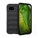 Gigapack Google Pixel 8a szilikon telefonvédő (ütésállóság, kameravédő, 3d) fekete