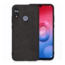 Gigapack Honor 10 Lite szilikon telefonvédő (textil hátlap, fekete)