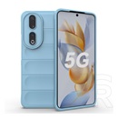 Gigapack Honor 90 5G szilikon telefonvédő (közepesen ütésálló, kamera védelem, 3d minta) világoskék