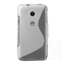 Gigapack Huawei Ascend Y330 szilikon telefonvédő (S-line, átlátszó)