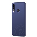 Gigapack Huawei P40 Lite E Szilikon telefonvédő (közepesen ütésálló, csíkos minta, sötétkék)