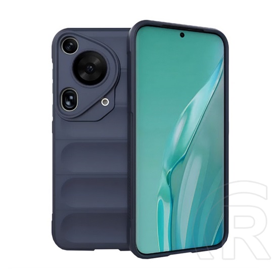 Gigapack Huawei Pura 70 Ultra szilikon telefonvédő (ütésállóság, kameravédő, 3d) sötétkék