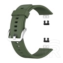Gigapack Huawei Watch Fit pótszíj (egyedi méret, szilikon, állítható) sötétzöld