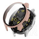 Gigapack Huawei Watch GT 4 46mm műanyag keret (bumper, ütésállóság + kijelzővédő üveg) rózsaszín