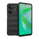 Gigapack Infinix Smart 8 (X6525) szilikon telefonvédő (ütésállóság, kameravédő, 3d) fekete