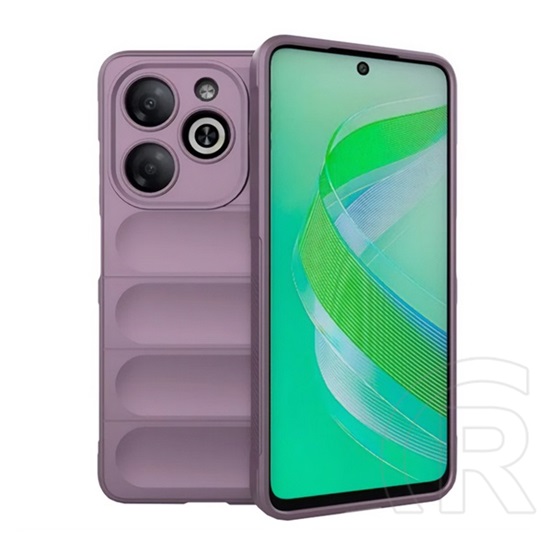 Gigapack Infinix Smart 8 (X6525) szilikon telefonvédő (ütésállóság, kameravédő, 3d) lila