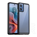 Gigapack Motorola Moto G34 5G (XT-2363) szilikon telefonvédő (ütésállóság, átlátszó hátlap) fekete