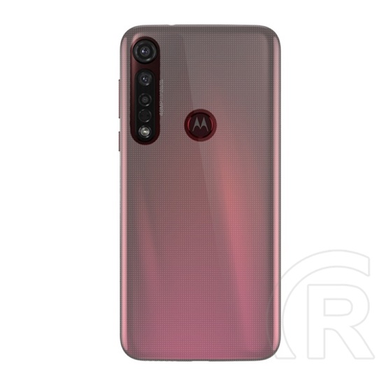 Gigapack Motorola Moto G8+ műanyag telefonvédő (gumírozott, átlátszó)