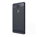 Gigapack Nokia 9 Szilikon telefonvédő (légpárnás sarok, szálcsiszolt, karbon minta, sötétkék)