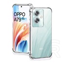 Gigapack Oppo A79 5G szilikon telefonvédő (ütésállóság, légpárnás sarok) átlátszó