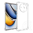 Gigapack Realme 11 Pro Plus szilikon telefonvédő (közepesen ütésálló, légpárnás sarok) átlátszó