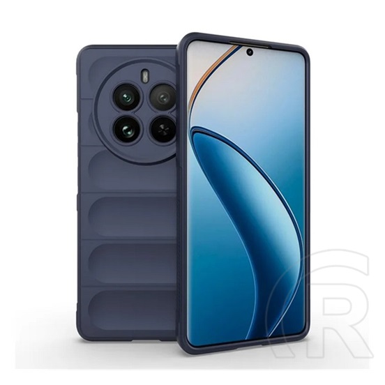 Gigapack Realme 12 Pro Plus szilikon telefonvédő (ütésállóság, kameravédő, 3d) sötétkék