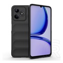 Gigapack Realme C53 szilikon telefonvédő (közepesen ütésálló, kamera védelem, 3d minta) fekete