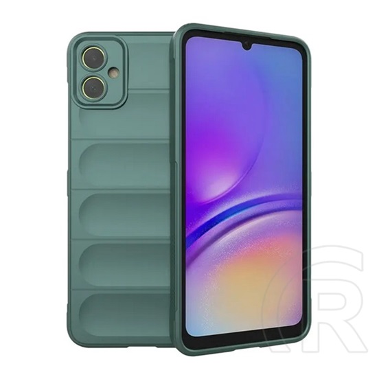 Gigapack Samsung Galaxy A05 (SM-A055F) szilikon telefonvédő (ütésállóság, kameravédő, 3d) sötétzöld