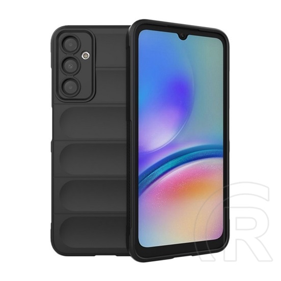 Gigapack Samsung Galaxy A05s (SM-A057F) szilikon telefonvédő (ütésállóság, kameravédő, 3d) fekete