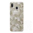 Gigapack Samsung Galaxy A20 szilikon telefonvédő (3D, gyémánt minta, szürke)