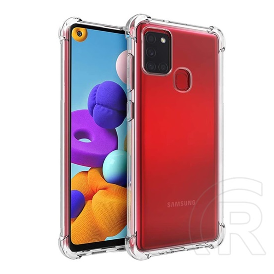 Gigapack Samsung Galaxy A21s (SM-A217F) szilikon telefonvédő (közepesen ütésálló) átlátszó