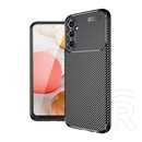 Gigapack Samsung Galaxy A25 5G (SM-A256) szilikon telefonvédő (ütésállóság, légpárnás sarok, karbon minta) fekete