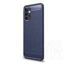 Gigapack Samsung Galaxy A32 (SM-A326) szilikon telefonvédő (közepesen ütésálló, szálcsiszolt, karbon minta) sötétkék