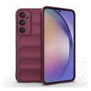 Gigapack Samsung Galaxy A35 5G (SM-A356) szilikon telefonvédő (ütésállóság, kameravédő, 3d) bordó