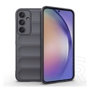 Gigapack Samsung Galaxy A35 5G (SM-A356) szilikon telefonvédő (ütésállóság, kameravédő, 3d) sötétszürke