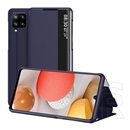 Gigapack Samsung Galaxy A42 (SM-A425F) tok álló (aktív Flip, oldalra nyíló, hívószámkijelzés) sötétkék